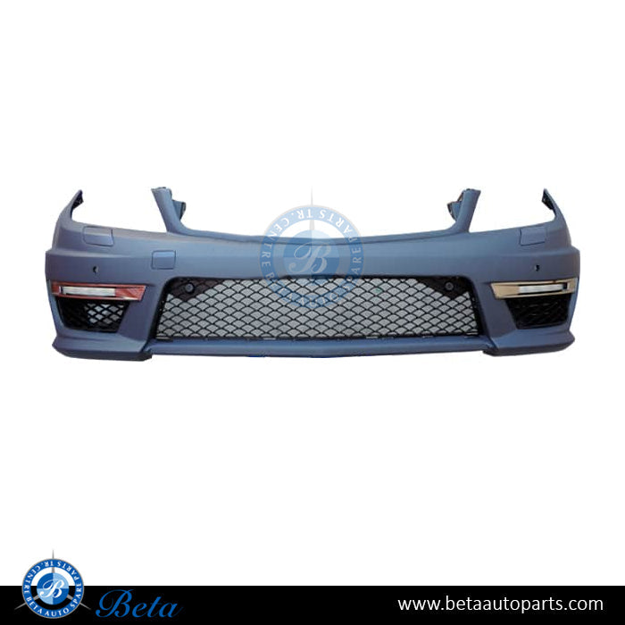 Front Bumper with PDC C63 Look for Mercedes C-Class W204 2011-2014 models Front Bumper with PDC C63 Look for Mercedes C-Class W204 2011-2014 models